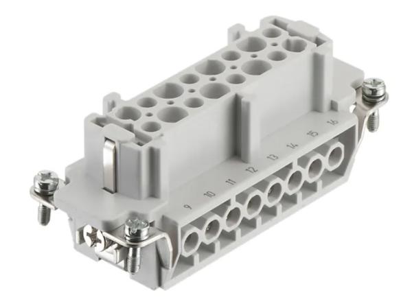 Heavy Duty PCB Electrical Connectors Screw Lock / Bayonet Lock IP65 Rated