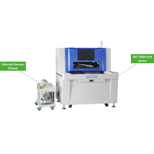 Laser Automatic Pcb Cutting Machine High Efficiency Singlation Dual Workstation