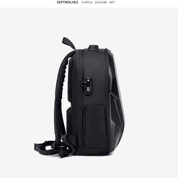 NEW BUSINESS BACKPACK DAILY COMMUTER BACKPACK MEN'S LARGE CAPACITY SHOCK-ABSORBING WATERPROOF SCHOOLBAG LAPTOP BAG