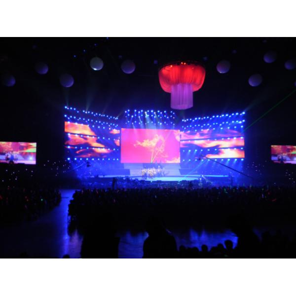 Stage LED Screens Offering High Definition Video Display with Fast Lock Installation and Support for Up to 50 Hanging Units