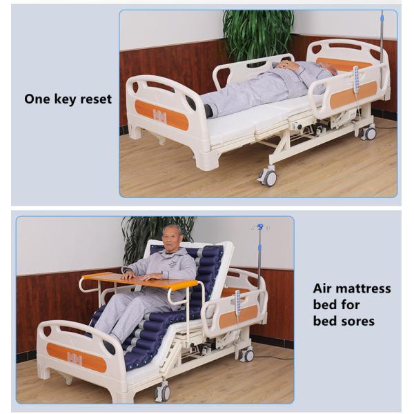 Length 2000mm Hospital Nursing Bed Remote Control Icu Hospital Bed