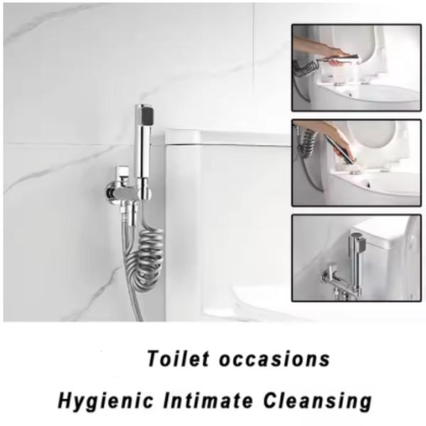 Пластиковый двухфункциональный туалетный компаньон Спрей пистолет давление соприкосновение Чистое мытье тела мытье пистолет