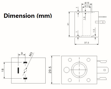 12W 24V Herion Solenoid Electromagnetic Induction Coil 0200,0245,0246,0247