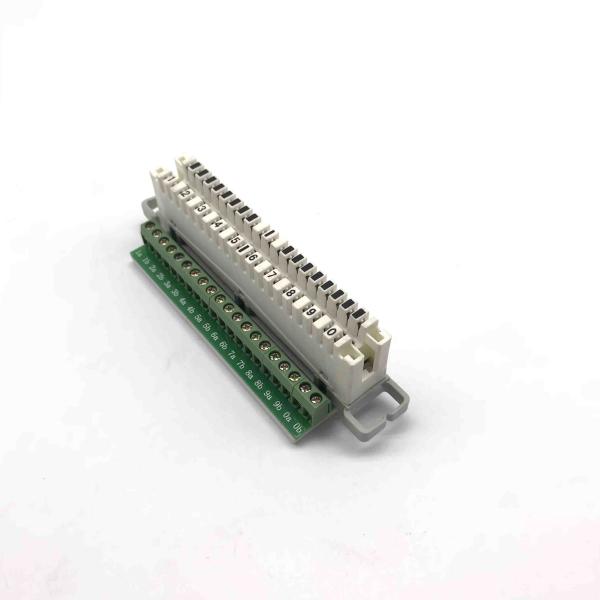 20 Pole Screw Terminal Block with 10 Pairs Krone Type PCB Type Disconnection or Switching Module LSA PLUS Krone