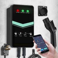 Plug And Charge 11 Kilowatts Black Wall Mounted EV Charging Station Single Gun