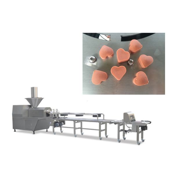 Dog Treat Cold Extrusion Pet Food Production Line For Pet Treat Making