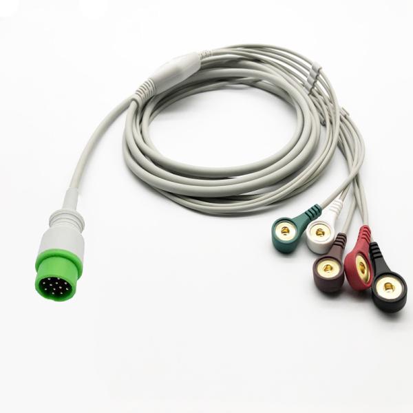 3 / 5 кабель Infitron II Omni II Infinium контактного разъема кабеля 12 руководств цельный ECG