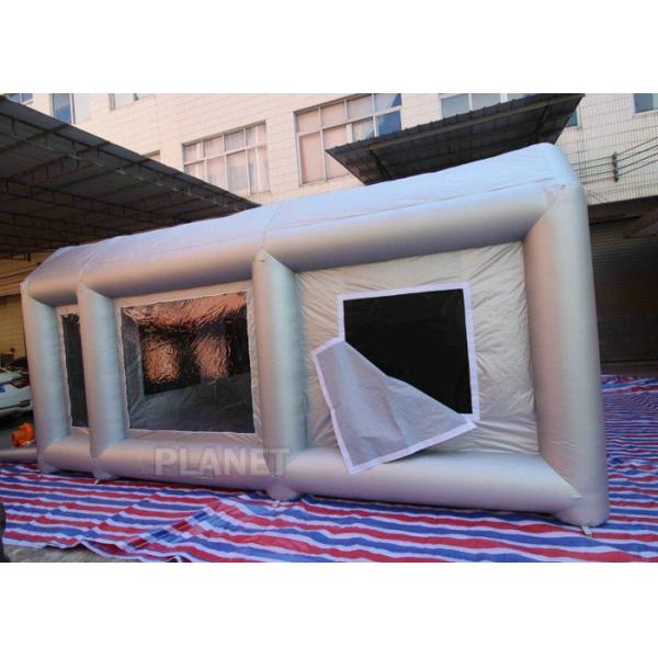 6m Long Inflatable Spray Paint Tent With PVC Tarpaulin Or Oxford Cloth Material