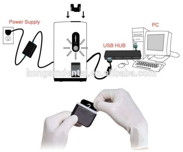 CE Approved Digital Imaging System Apixia PSP Digital Dental x-ray Film Scanner