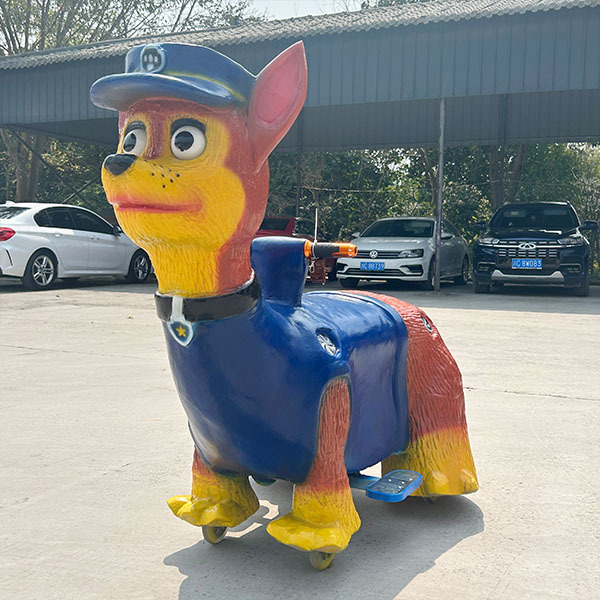 Children Amusement Park Riding On Electric Walking Dinosaur Car Weight Capacity 200Kg