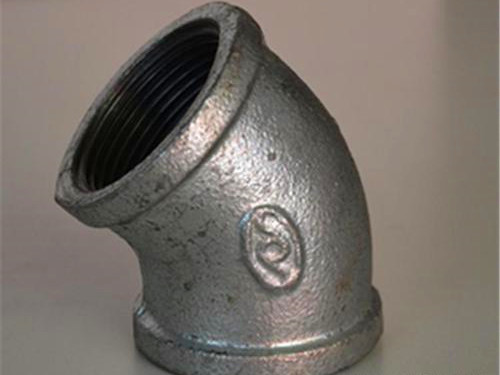 Black Union Elbow Malleable Iron Pipe Fittings