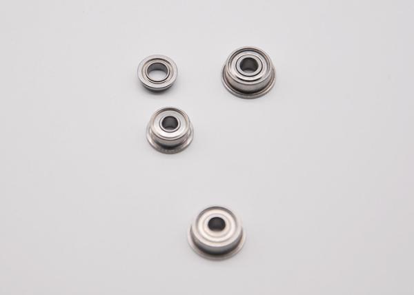 High Precision P5 Inch Flanged Ball Bearing FR155ZZS Gcr15 / Stainless Steel Material