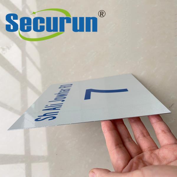 1mm-3mm Reflective House Numbers Signs UV Printing