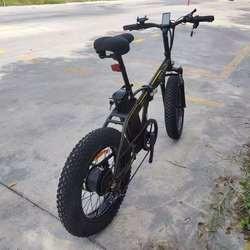 500W Brushless Motor Fat Tire Electric Mountain Bike 48V/10.4AH Lithium Battery