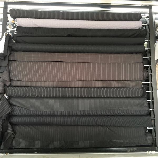 Элегантное женское платье 95% полиэстер 5% вискоз простые полосы ткань для шерсти блейзер ткань костюмы