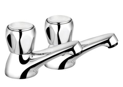 Coral Bathroom Mixer Faucet Chrome Color With Single Handle
