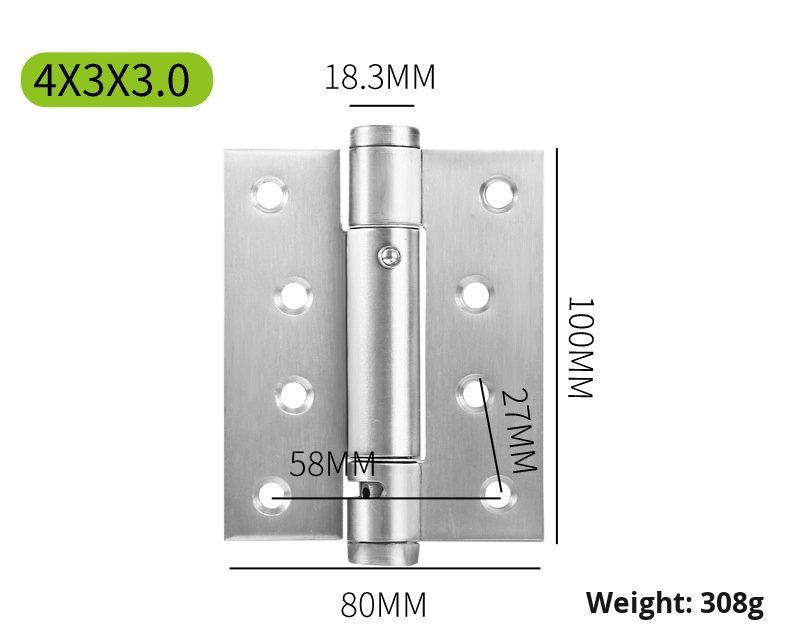 Modern Style 90 Degree Adjustable Automatic Positioning Flat Opening Invisible Door Damping Buffer Hinge 35mm Living Room