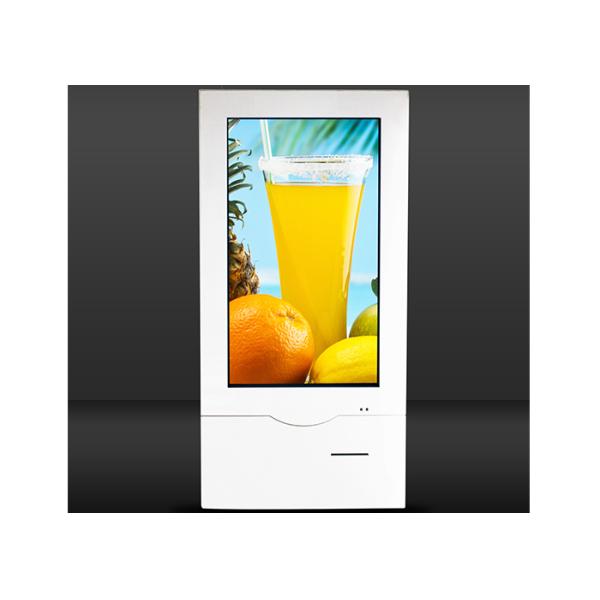 Wall Mounted 32inch LCD Touch Screen Kiosk 1366*768 With Thermal Printer