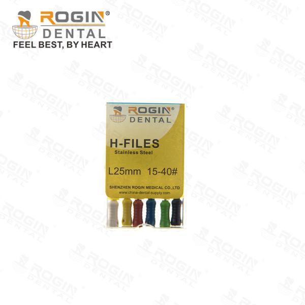 15-40# 45-80# Dental Root Canal Files Stainless Steel H Files
