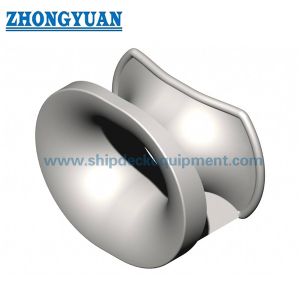Bulwark-Mounted Cast Steel Panama Chock for Ship Mooring & Towing | DIN 81915