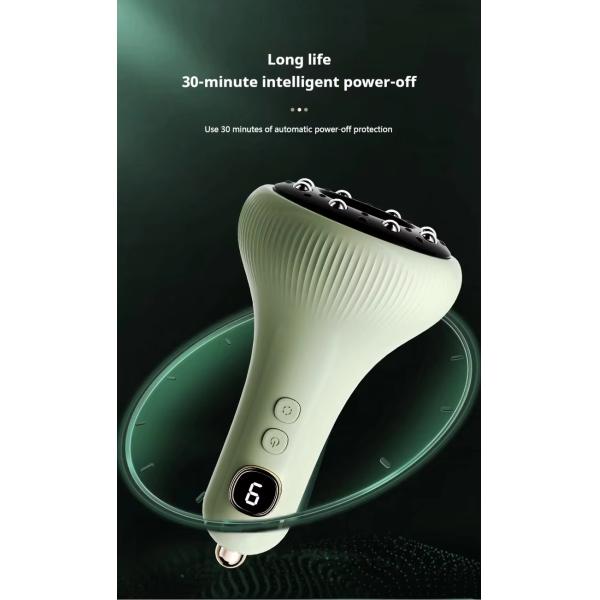 Portable ABS Electric Meridian Body Brush Multi Functional Vibration Therapy Massager