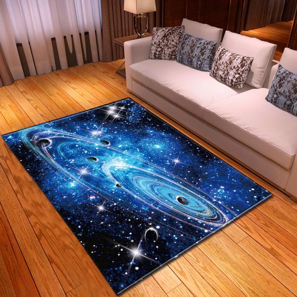 Tapis en gros de plancher de chambre à coucher de style d'Institut central des statistiques de plume de ciel de nouvelle de bande dessinée grande source étoilée de tapis