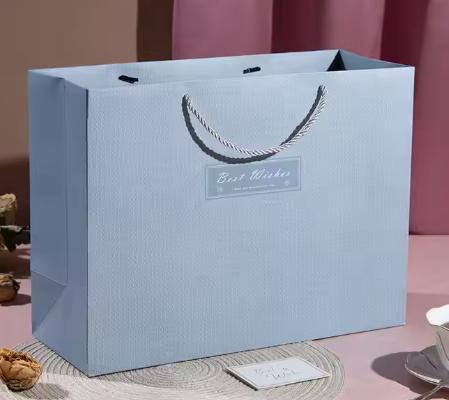 Custom Luxury Brown Kraft Paper Bags for Jewelry Shops