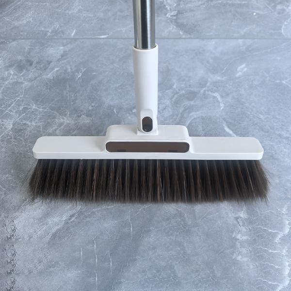 Hair Floor Squeegee Broom Combination Cleaner Sweeper Foldable Broom & Dustpan Set