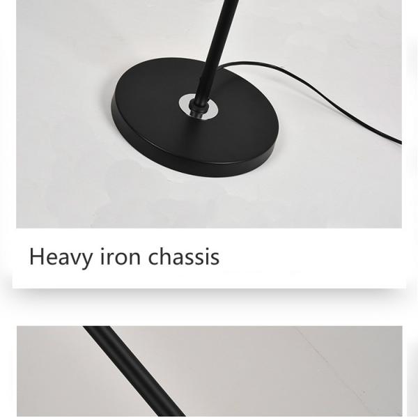 Modern Floor Lamp Nordic Metal Standing Lamps for Living Room Bedroom Fabric Floor Lamps(WH-MFL-109)