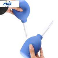 Bulbo Vaginal Silicone Douche anal limpo do enema para mulheres dos homens e homens (cor azul) - jogos médicos confortáveis