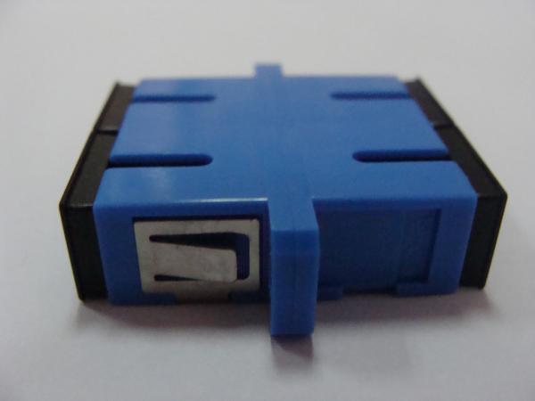 Singlemode SC UPC Fiber Optic Adapter with Press-fit Elastic iron used For PCB circuit board