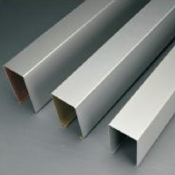 Durable & Elegant U Shaped Aluminium Strip Ceiling Systems PE PVDF Coated