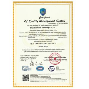 Shenzhen SEWO Science & Technology Co., Ltd. Certifications