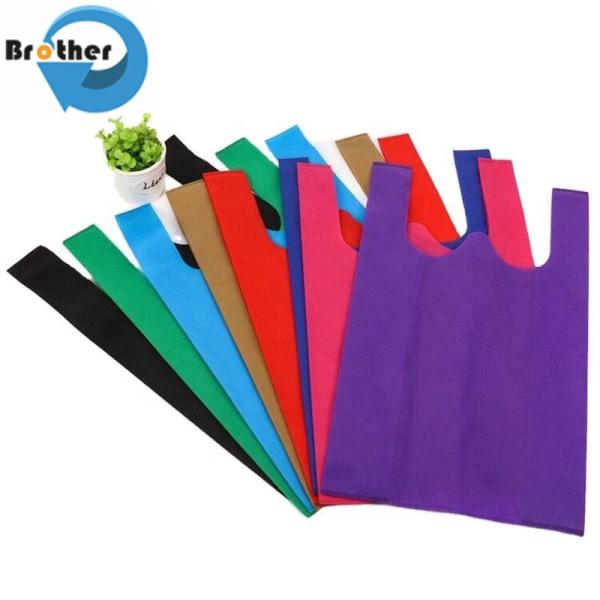 Ecofriendly Home Textile High Quality PP Spunbond Nonwoven Fabric Reused Bags for T-Shirt or Gifts
