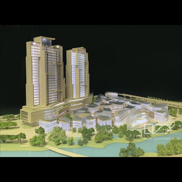 Реалистическая модель - Группа ОСТ - 1:300 Концепция модели Jiaomei