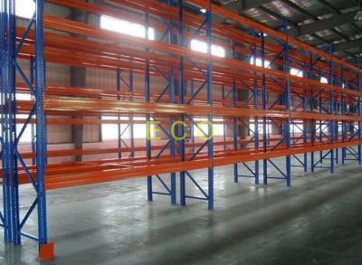 Industrial Heavy Duty Pallet Racking system / Steel Rack For Warehouse SGS ISO
