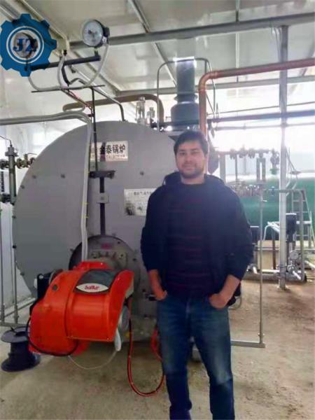 2 Ton Industrial Oil Or Gas Fired Steam Boiler For Oil Press And Refinery Plant
