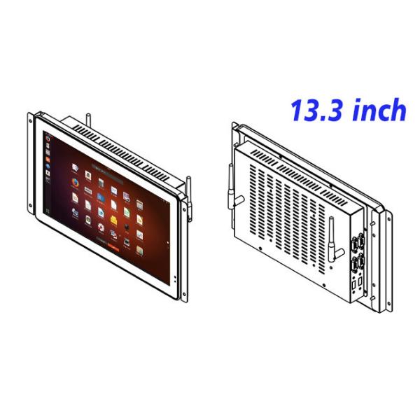 13.3-Inch Linux Embedded Control Panel for Retail Analytics, Public Kiosks, Energy Monitoring, and Transportation Dashboards