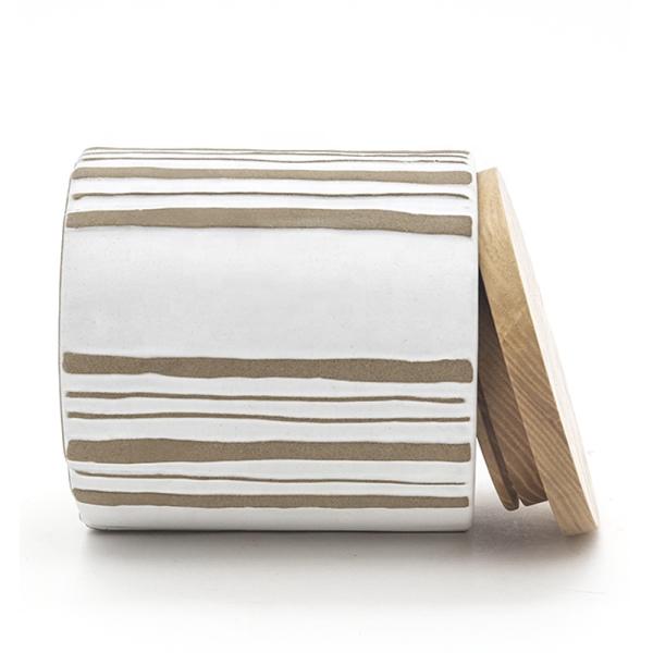 Кухня Керамические банки для кофе, чая, сахара, хранилища для пищи, керамические банки с деревянным покрытием