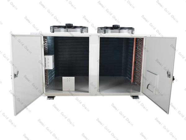 Copper Tube Air Cooler Condenser Corrosion Resistant With 0.3mm - 1.2mm Tube