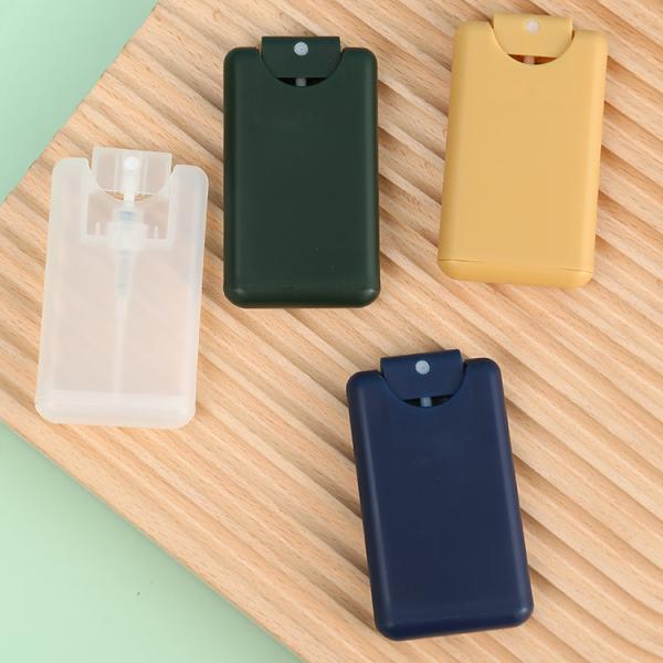 4oz 5oz 100ml PET Sanitizer Bottle Customize Color or Label Transparent Frosted Travel Perfume Spray Bottle for Cosmetic