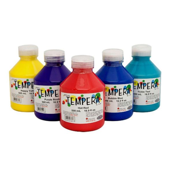 Pantone Color Bottle Sticker Labels For Plastic Gouache Bottle