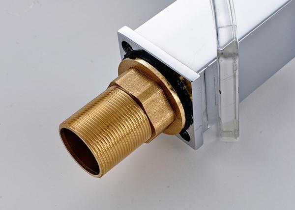 Cold And Hot Water Brass Bathroom Basin Faucet Single Level ROVATE