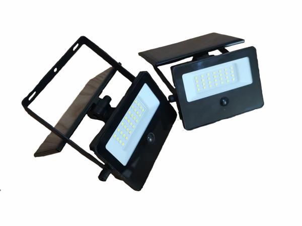 Luz de emergência de LED 360 graus luz solar Luz de bateria de longa duração lâmpada de jardim exterior