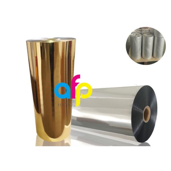 Printable Metalized Polyester Film 24 Mic Glossy PET Laminating Film