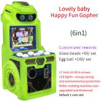 Coin-operated Pet Hamster Patting Game Console Indoor Children's Arcade Machine