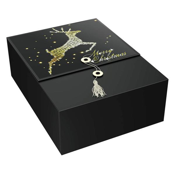 Custom Novelty Luxury Flat Pack Christmas Gift Box Packaging