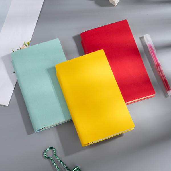 Настраиваемый логотип бумажного бизнеса Печатный мягкий черный ПУ планер А5 кожаные ноутбуки