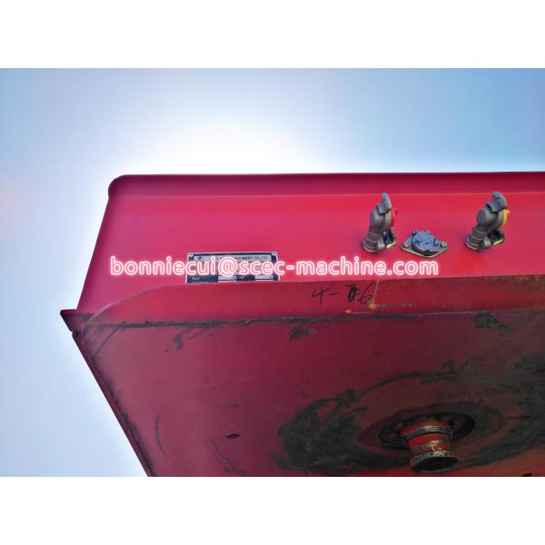 50T / 60T Heavy Duty Semi Trailers 3 Axles Low Bed , FUWA Brand Axle 13T