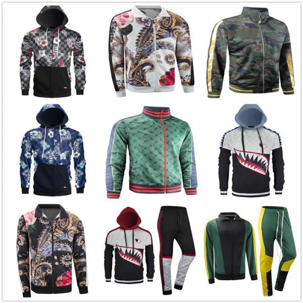 Custom fully print design popular mens sublimation tracksuit